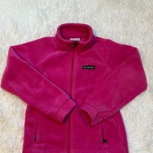 Columbia Kids Fleece Jacket - Bright Pink